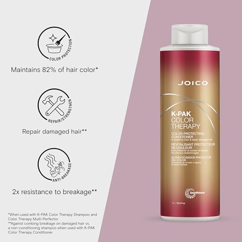 Joico K-PAK Color Therapy Conditioner for Color-Treated Hair - Image 3
