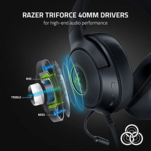 Razer Kraken V3 X Lightweight 7.1 Gaming Headset with RGB Lighting - Image 3