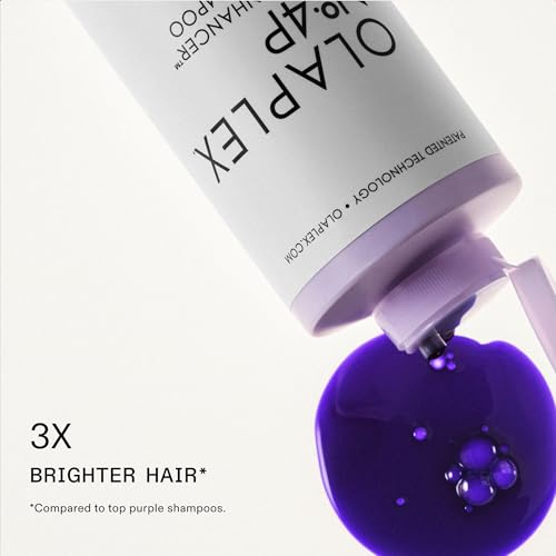 Olaplex No. 4P Blonde Enhancer Purple Toning Shampoo - Image 4
