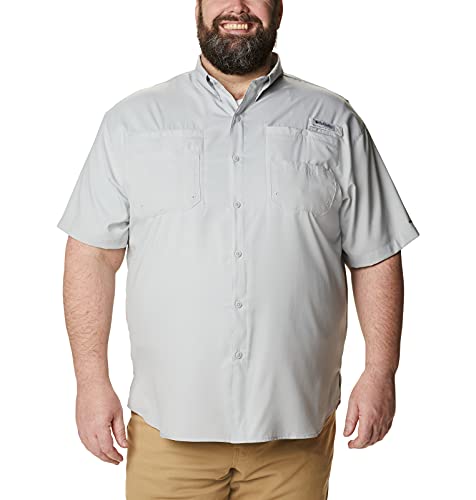 Columbia Mens PFG Tamiami II Short Sleeve Fishing Shirt - Cool Grey, Large - Image 6