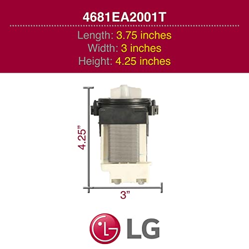 LG Genuine OEM Washing Machine Drain Pump Assembly - Image 5