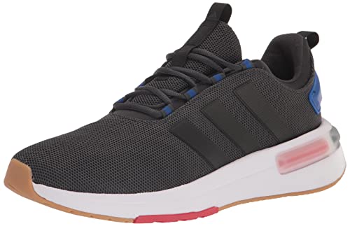 adidas Men's Racer TR23 Sneaker, Carbon/Black/Team Royal Blue, Size 10