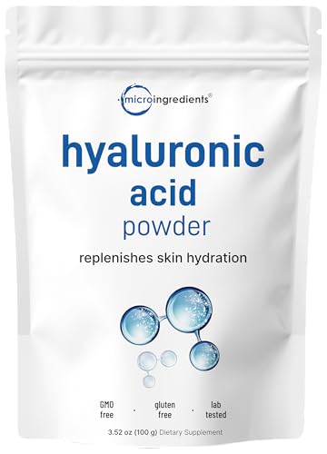 Micro Ingredients Hyaluronic Acid Serum Powder, 100 Grams