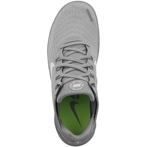 NIKE Men's Low-Top Sneakers - Wolf Grey/White/Volt, Size 10.5 - Image 2