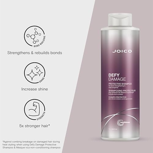Joico Defy Damage Shampoo for Color-Treated Hair - 33.8 Fl Oz - Image 3
