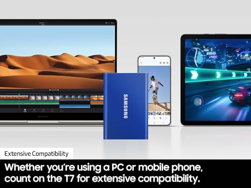 Samsung T7 Portable SSD, 2TB, High-Speed External Solid State Drive - Image 4