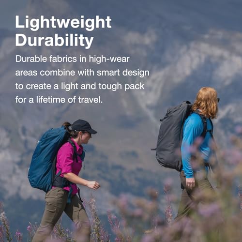 Osprey Farpoint 55L Travel Backpack for Men - Tunnel Vision Grey - Image 4