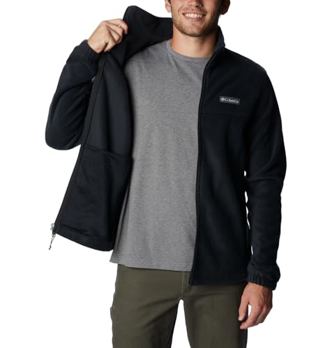 Columbia Men's Steens Mountain 2.0 Full Zip Fleece Jacket - Black, Medium - Image 5