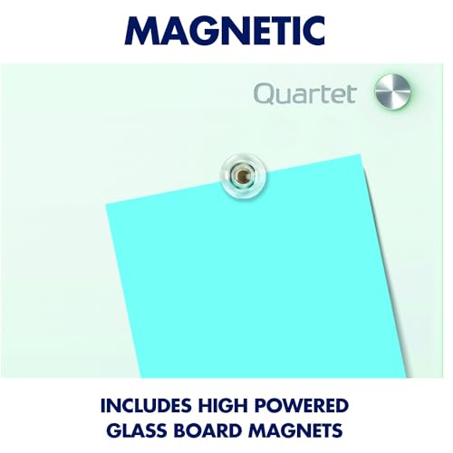 Quartet Magnetic Glass Dry Erase White Board, Frameless 24'' x 18'' - Image 5