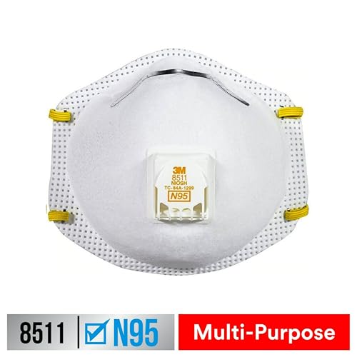 3M N95 Respirator 8511 - 10 Pack with Cool Flow Valve - Image 2