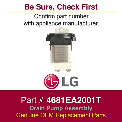 LG Genuine OEM Washing Machine Drain Pump Assembly - Image 4