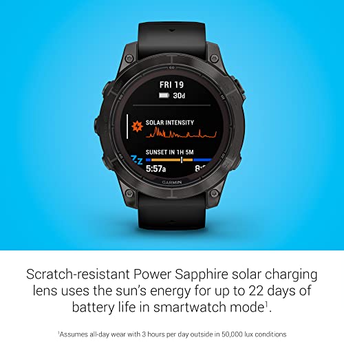 Garmin fēnix 7 Pro Sapphire Solar GPS Smartwatch - Image 4
