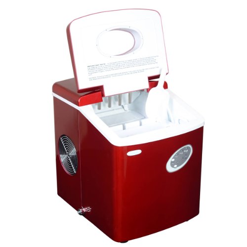 Newair Bullet Ice Machine - 28 lbs/Day Portable Ice Maker in Red - Image 2
