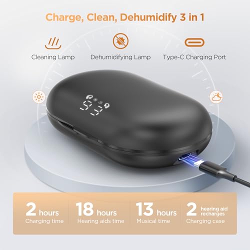 WASOCA Bluetooth Rechargeable Hearing Aids with APP - Image 6