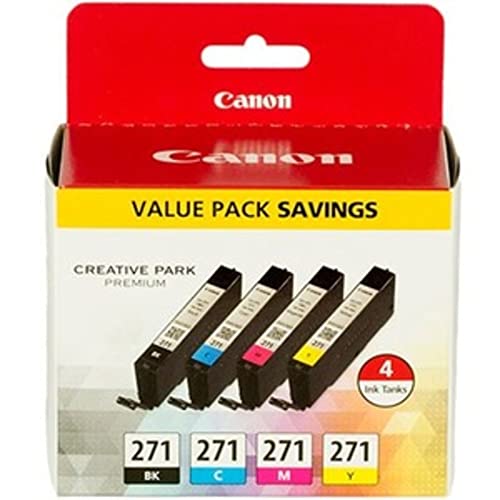 Canon CLI-271 4 Color Value Pack - Genuine Ink for Multiple Printers - Image 2