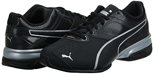 PUMA Men's Tazon 6 FM Shoes - Black/Silver - Image 7