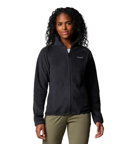 Columbia Women's Benton Springs Full Zip Fleece Jacket - Black (Medium)