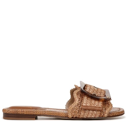 Sam Edelman Bambi Raffia Flat Sandals – Stylish Slip-On Comfort - Image 5