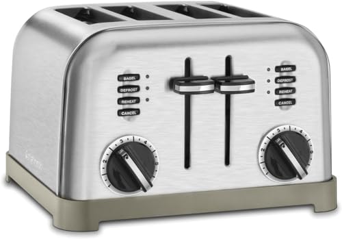 Cuisinart 4 Slice Toaster Oven, Brushed Stainless, CPT-180P1 - Image 5