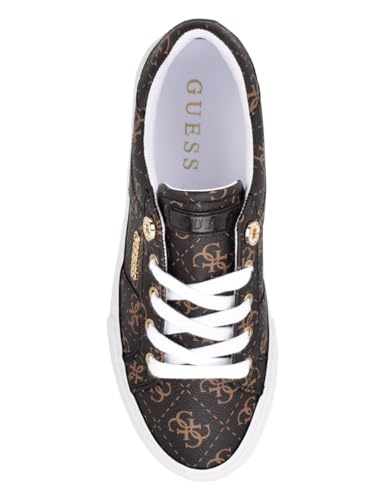 Guess Women's Loven3 Sneaker - Brown Multi 908 - Image 9