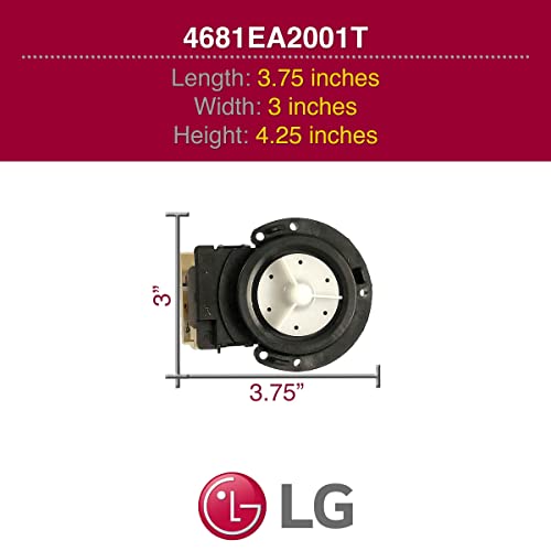 LG Genuine OEM Washing Machine Drain Pump Assembly - Image 6