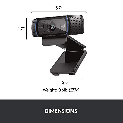Logitech HD Pro Webcam C920 - Full HD 1080p Video Calling & Recording - Image 7