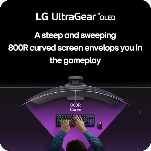 LG 34-inch Ultragear OLED Curved Gaming Monitor - Image 3