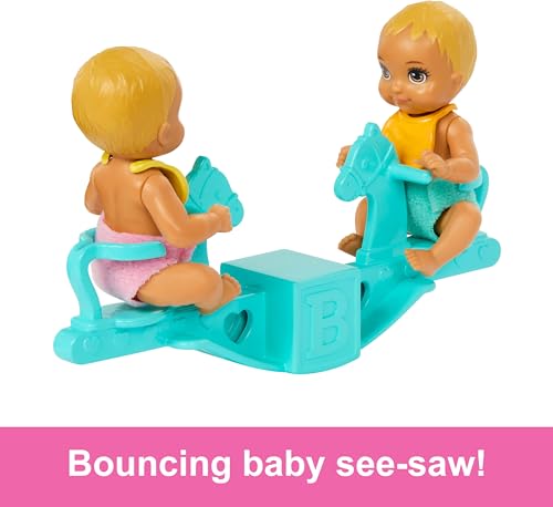 Barbie Skipper Twin Nursery Playset - Complete Babysitting Fun! - Image 4