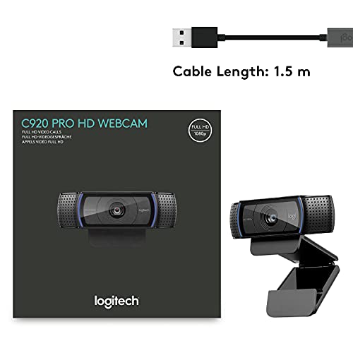 Logitech HD Pro Webcam C920 - Full HD 1080p Video Calling & Recording - Image 10