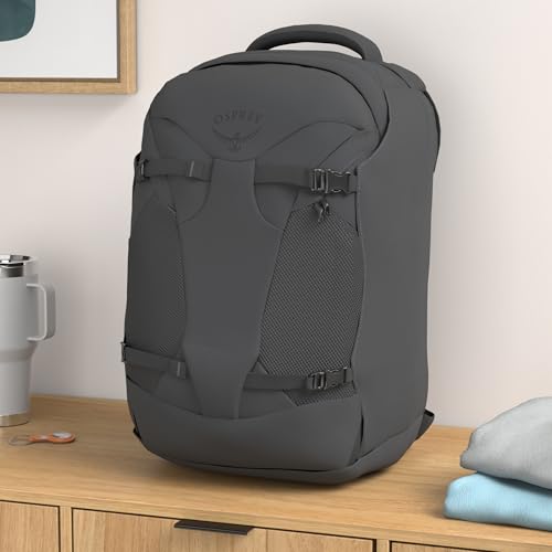 Osprey Farpoint 55L Travel Backpack for Men - Tunnel Vision Grey - Image 2