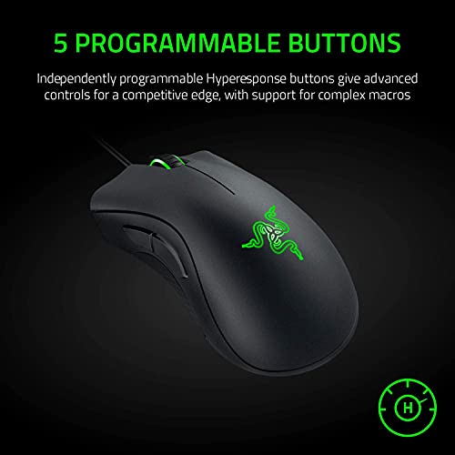 Razer DeathAdder Essential Gaming Mouse - 6400 DPI, 5 Programmable Buttons - Image 4
