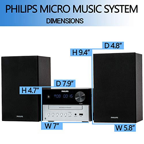 Philips Bluetooth Stereo System - Compact, Versatile, & Retro Sound - Image 6