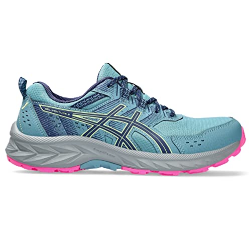 ASICS Women's Gel-Venture 9 Trail Running Shoes, GRIS Blue/DEEP Ocean