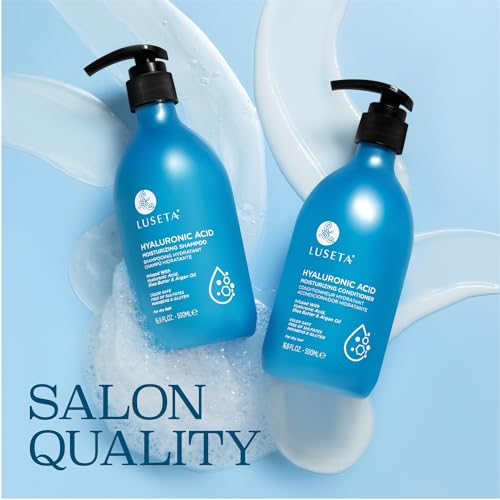 Luseta Hyaluronic Acid Shampoo & Conditioner Set, Sulfate-Free & Paraben-Free, 2x16.9oz - Image 7