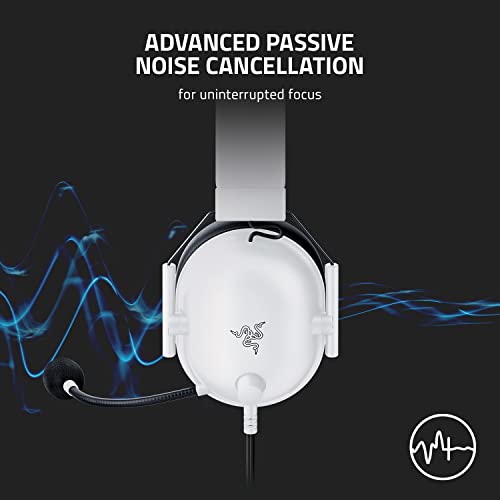 Razer BlackShark V2 X: Lightweight 7.1 Gaming Headset, White - Image 4