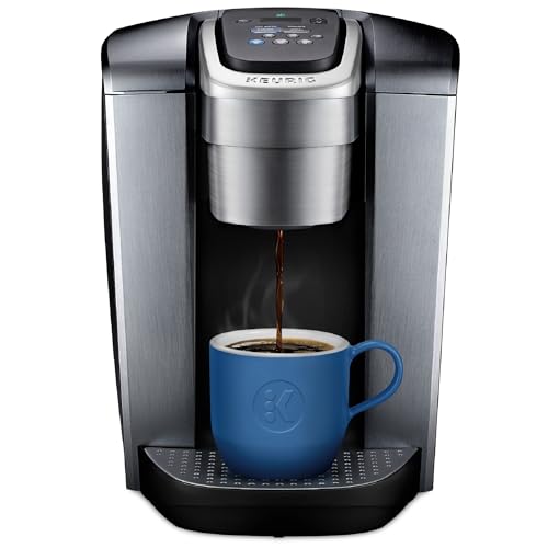 Keurig K-Elite Coffee Maker with Iced Coffee & Temp Controls, Brushed Silver
