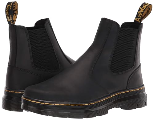 Dr. Martens Embury Unisex Chelsea Boot, Black Wyoming (9 Women/8 Men) - Image 5