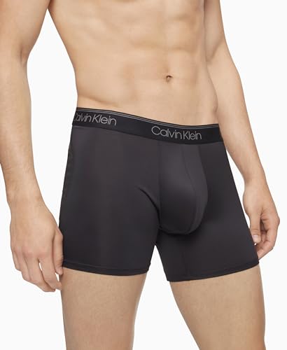 Calvin Klein Men's Micro Stretch 3-Pack Boxer Briefs - Black - Image 4