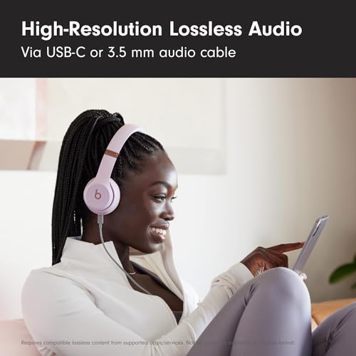 Beats Solo4 Wireless Headphones with AppleCare+ - Cloud Pink - Image 4
