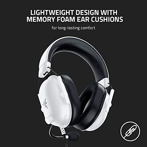 Razer BlackShark V2 X: Lightweight 7.1 Gaming Headset, White - Image 5
