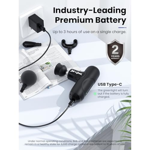 BOB AND BRAD Q2 Mini Massage Gun - Compact Deep Tissue Muscle Massager - Image 5