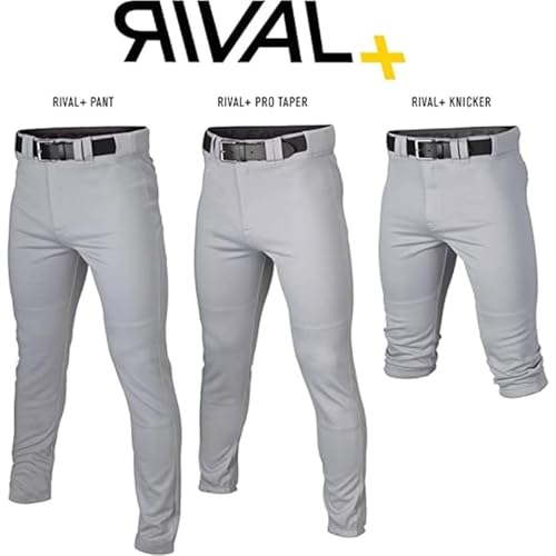 Easton RIVAL+ Baseball Pant - Grey - Adult Small - Image 5