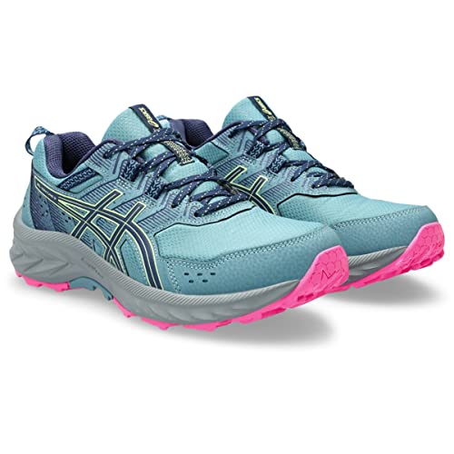 ASICS Women's Gel-Venture 9 Trail Running Shoes, GRIS Blue/DEEP Ocean - Image 2