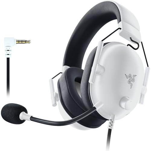 Razer BlackShark V2 X: Lightweight 7.1 Gaming Headset, White