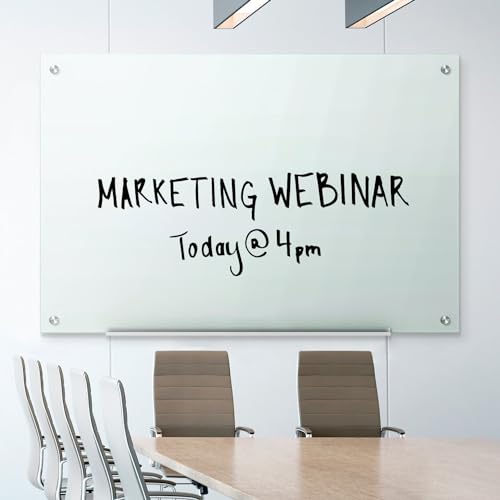 Quartet Magnetic Glass Dry Erase White Board, Frameless 24'' x 18'' - Image 10