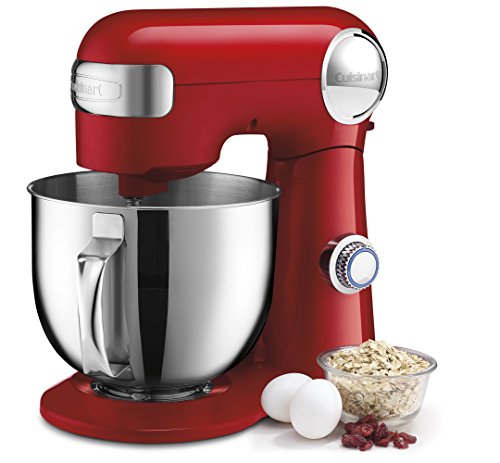 Cuisinart 12-Speed Ruby Red Stand Mixer, 5.5 Qt - Image 2