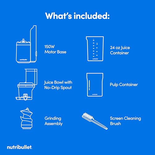 NutriBullet Slow Juicer - Compact, Quiet, and Powerful Juicing Machine - Image 7