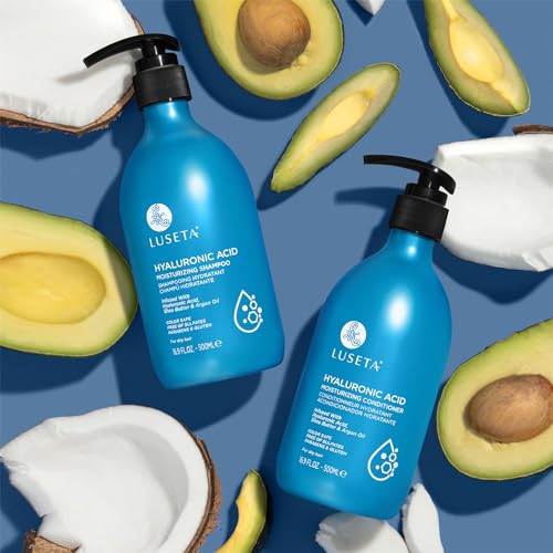 Luseta Hyaluronic Acid Shampoo & Conditioner Set, Sulfate-Free & Paraben-Free, 2x16.9oz - Image 8