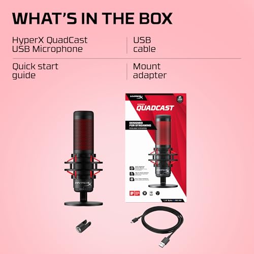 HyperX QuadCast USB Condenser Microphone - Image 8