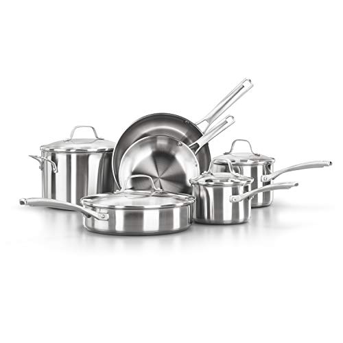Calphalon Classic™ Stainless Steel 10-Piece Cookware Set
